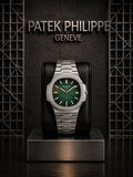Patek Philippe Geneve Silver – Olive Green Dial