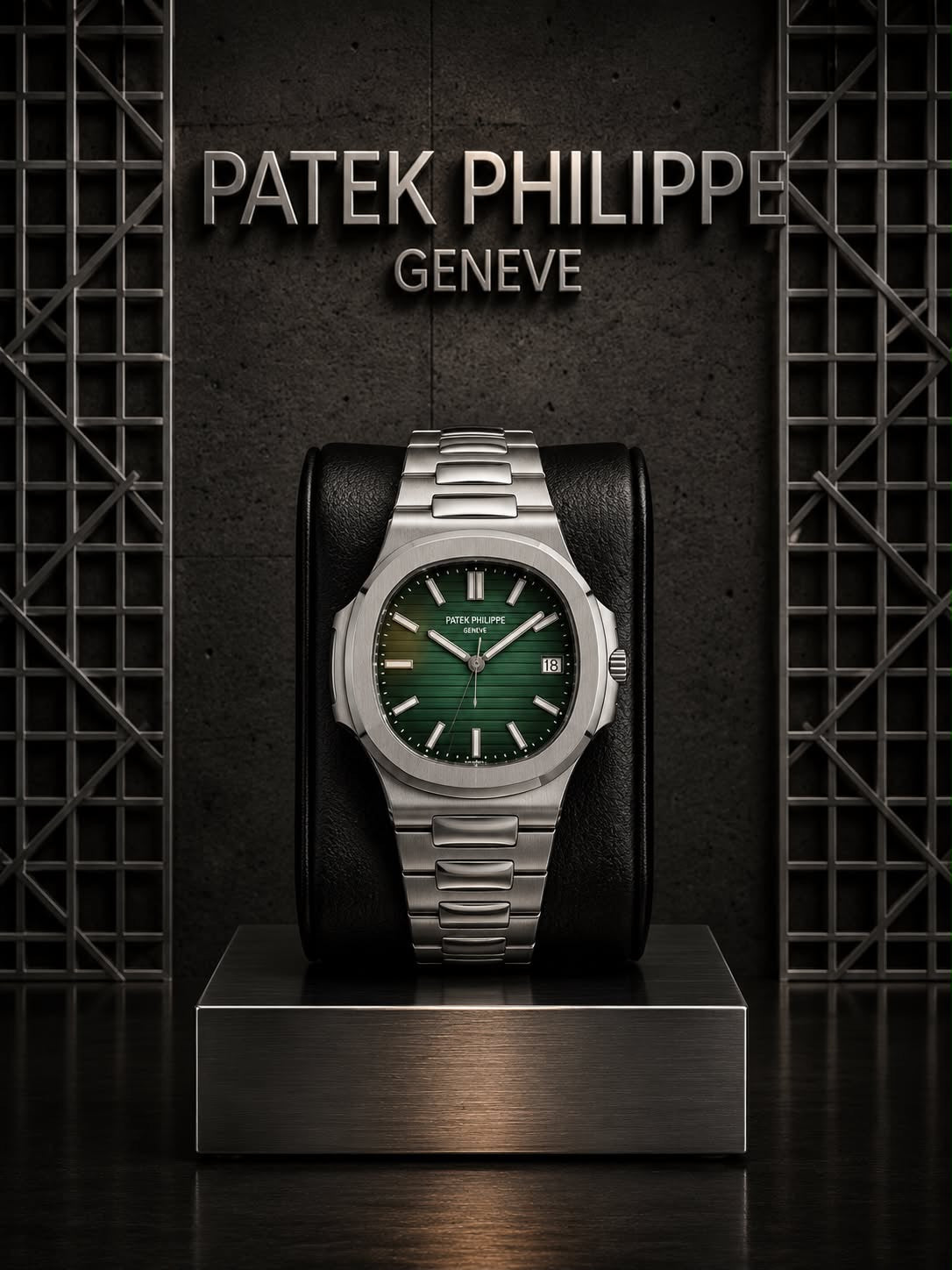Patek Philippe Geneve Silver – Olive Green Dial