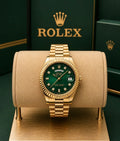 Rolex Day-Date Full Gold – Green Diamond Dial