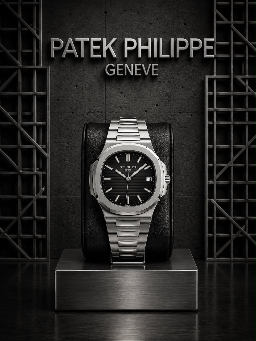 Patek Philippe Geneve Silver – Black Dial