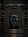 Patek Philippe Geneve Matte Black – Blue Dial