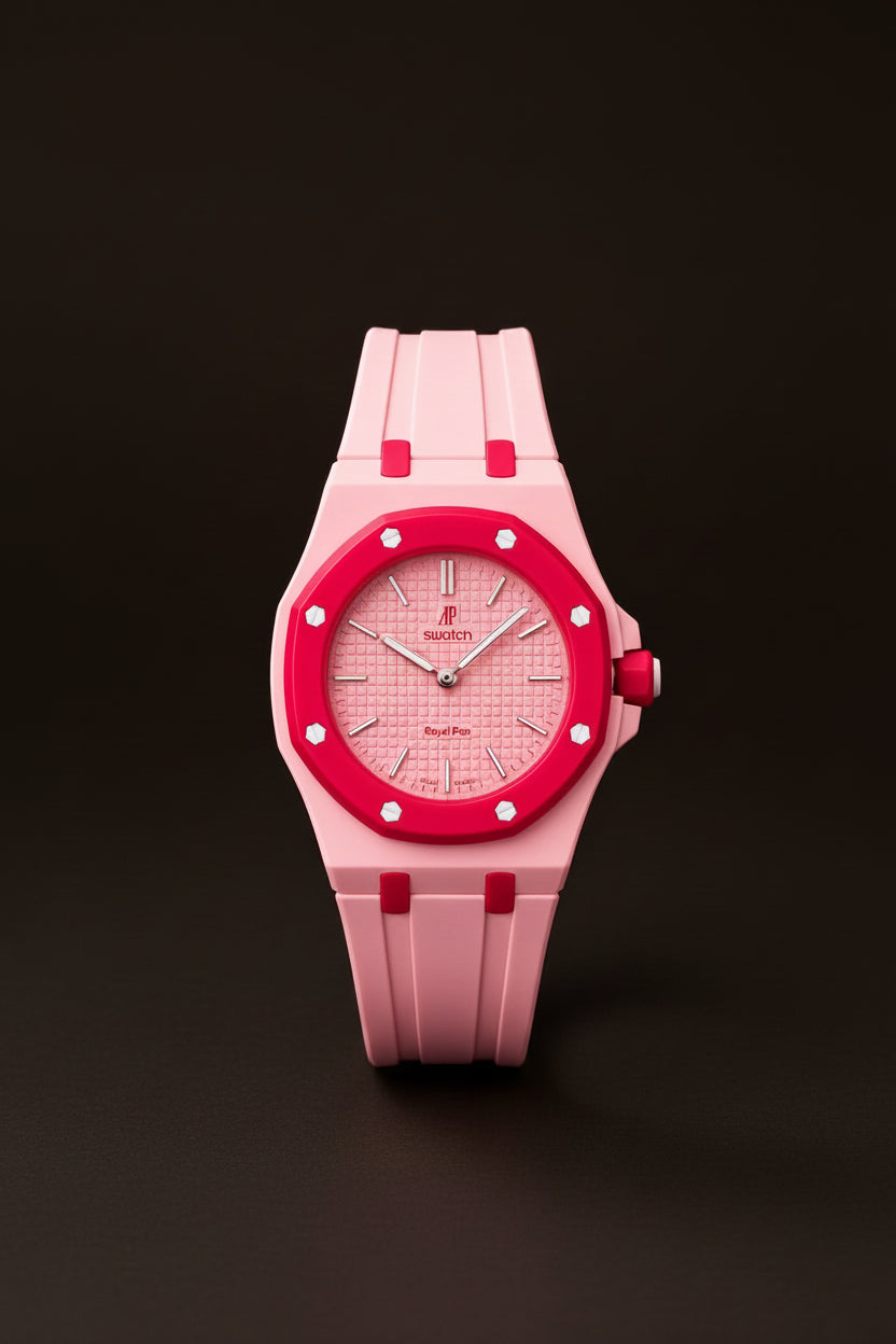 AP x Swatch Royal Oak – Baby Pink