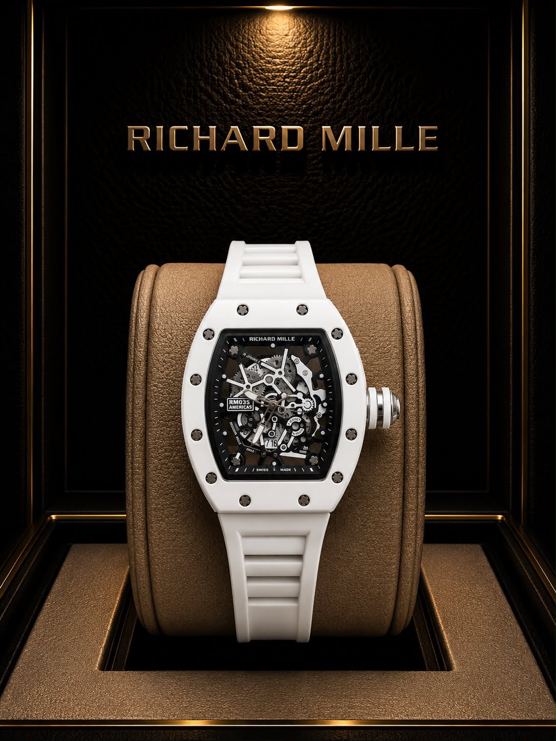 Richard Mille RM035 Americas – White Ceramic