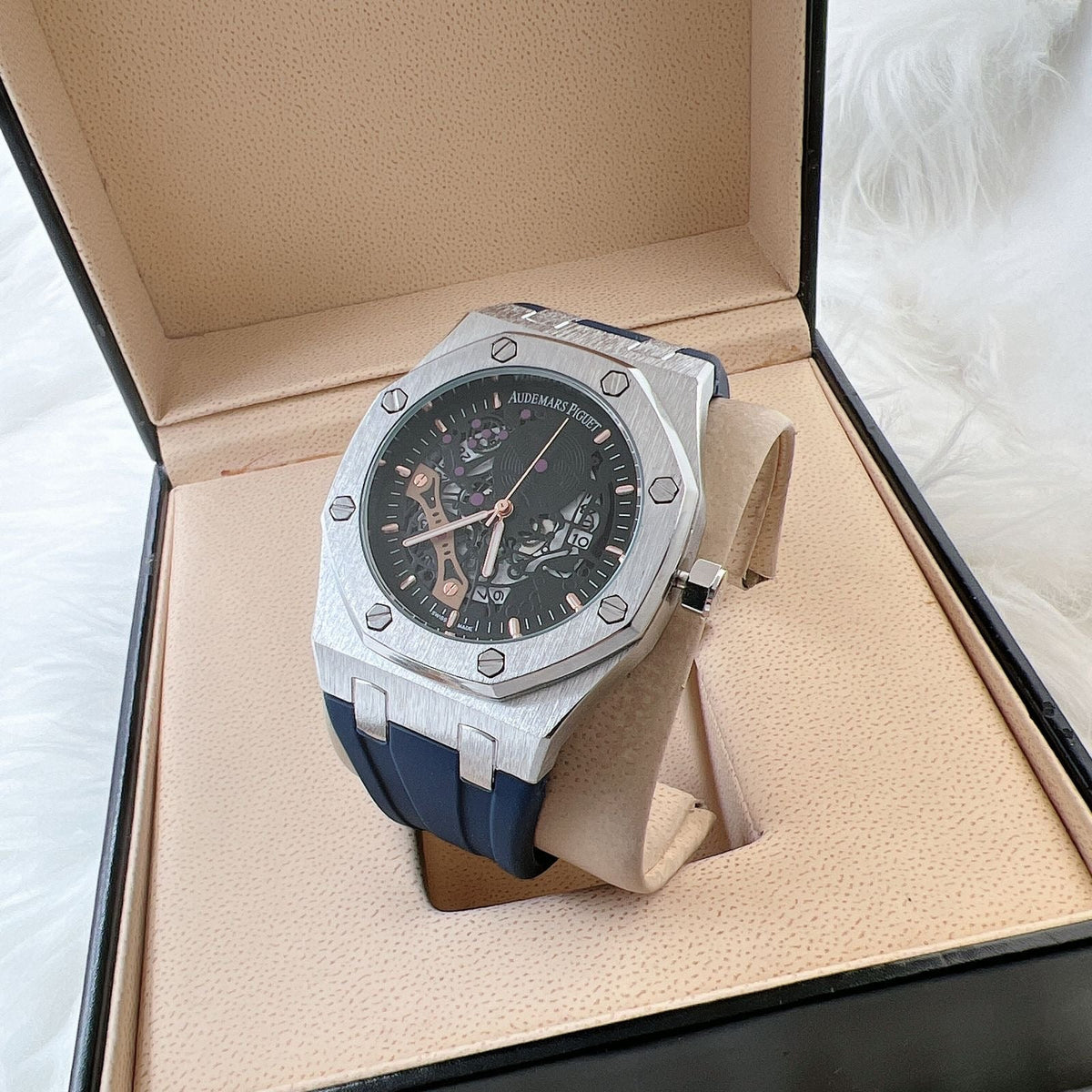 Audemars Piguet Royal Oak Skeleton – Navy Blue
