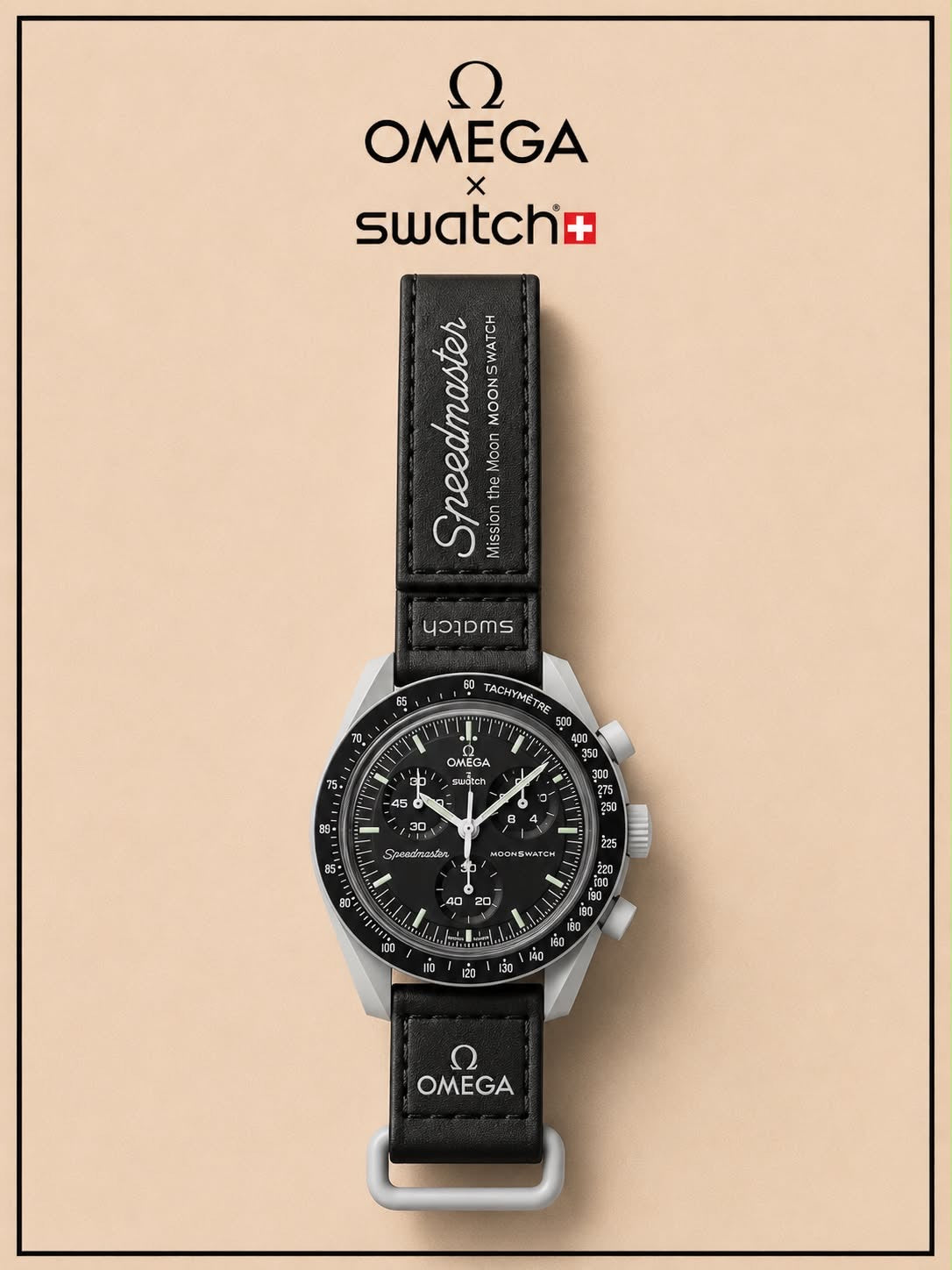 Omega x Swatch MoonSwatch – Mission to the Moon Black