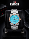 Tissot PRX Powermatic 80 Tiffany Blue