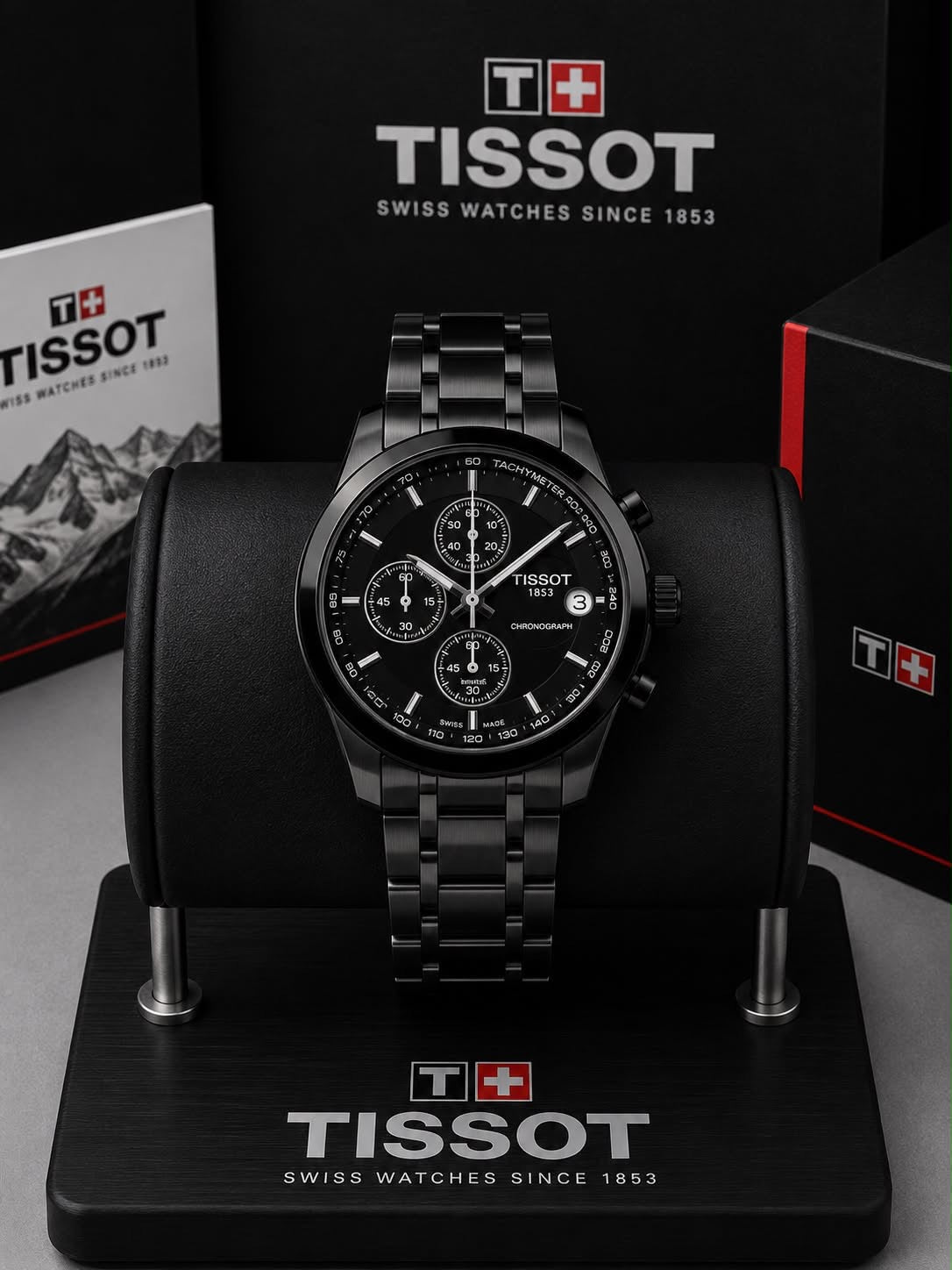 Tissot Couturier Chronograph Full Black