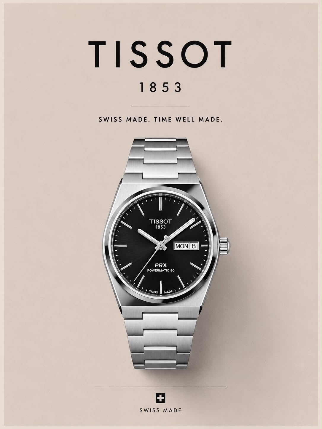 Tissot PRX Powermatic 80 Black