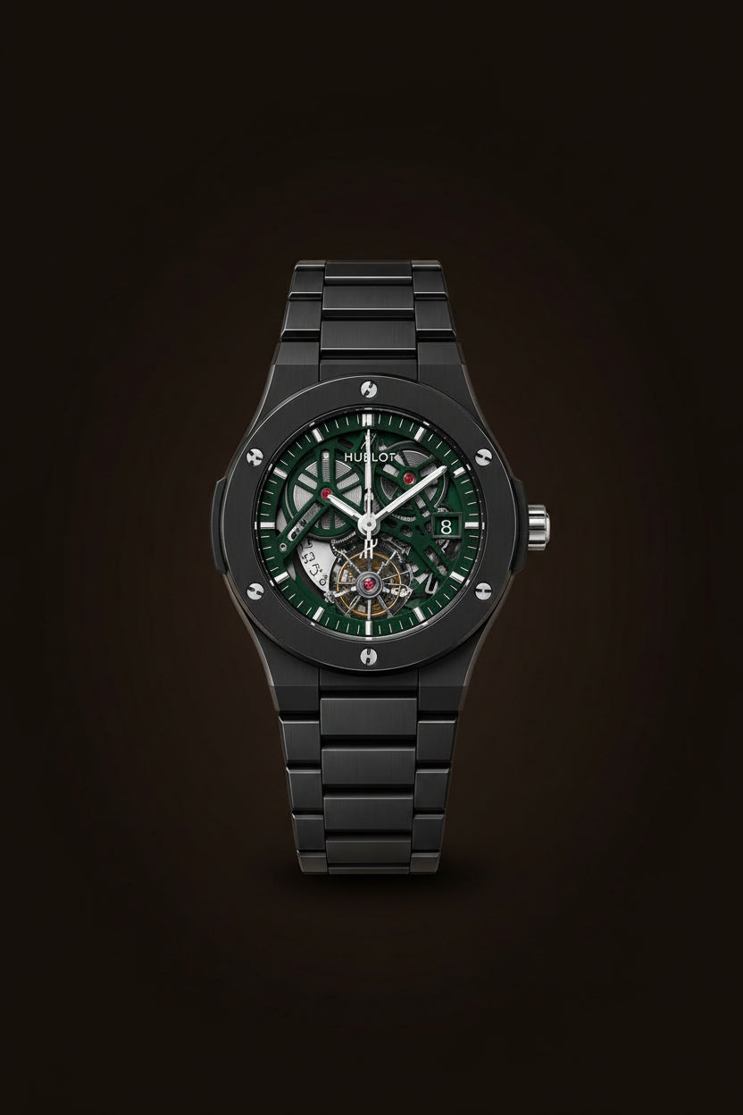 Hublot Classic Fusion – Black Ceramic Green Dial
