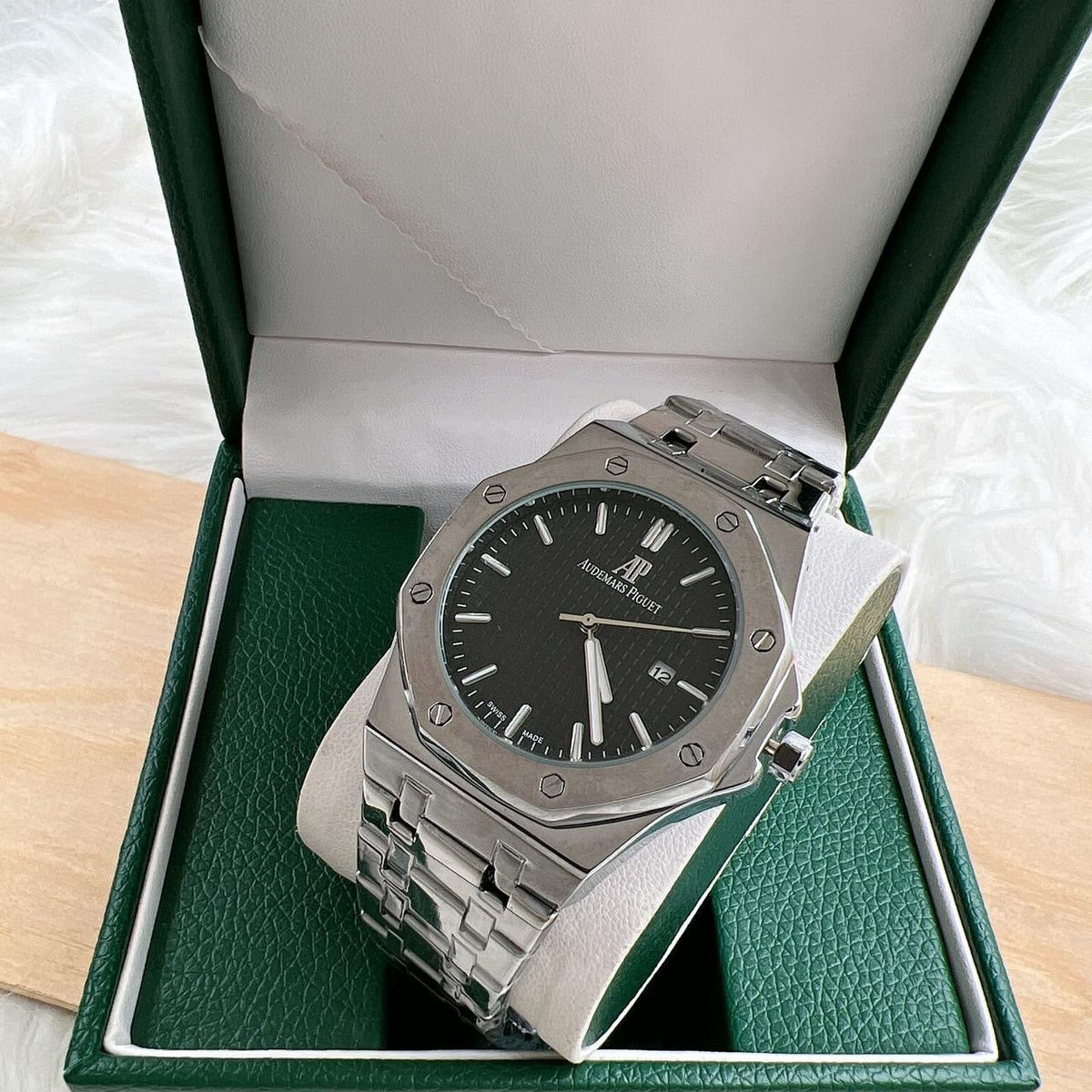Audemars Piguet Royal Oak Black Dial Silver