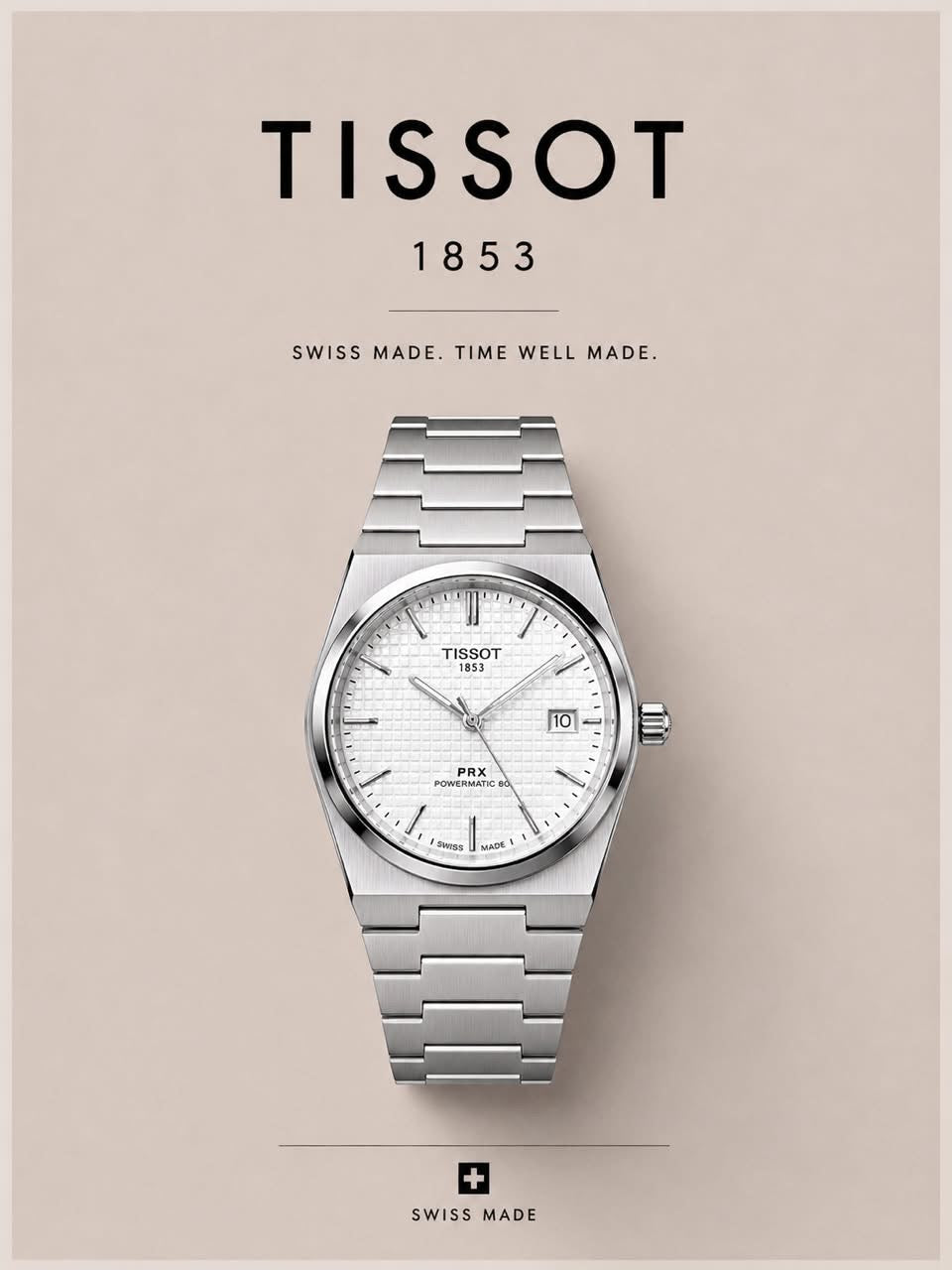 Tissot PRX Powermatic 80 White