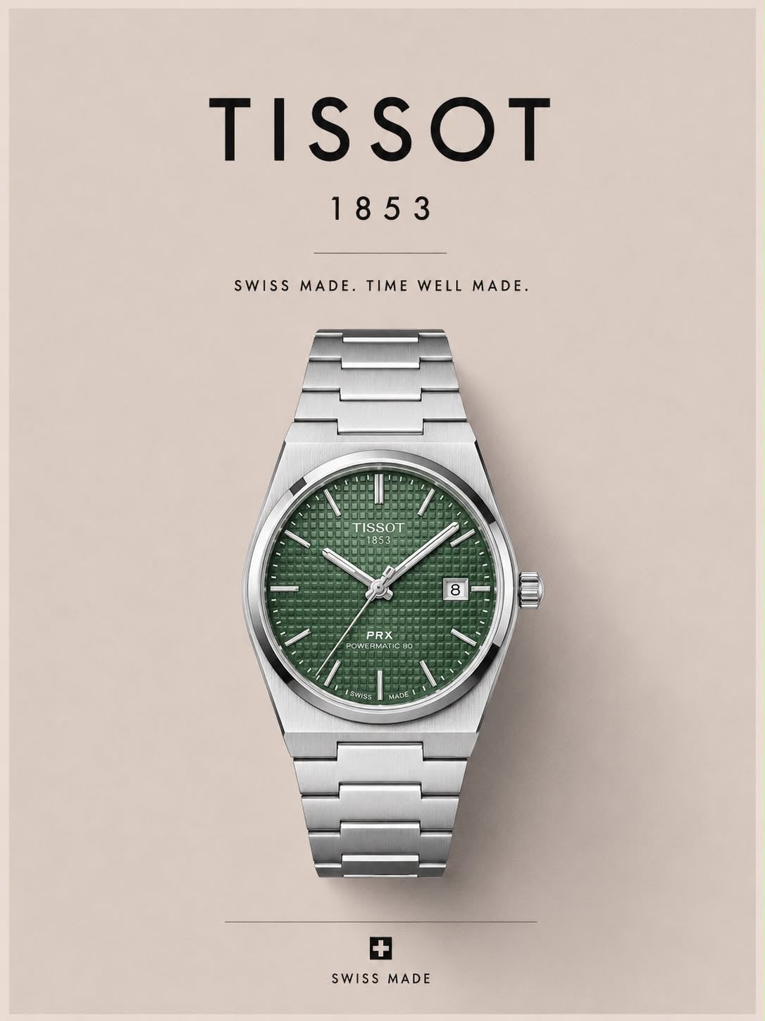 Tissot PRX Powermatic 80 Green