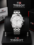 Tissot Couturier Chronograph Silver White