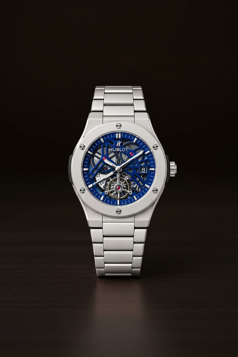 Hublot Classic Fusion – Skeleton Blue Dial